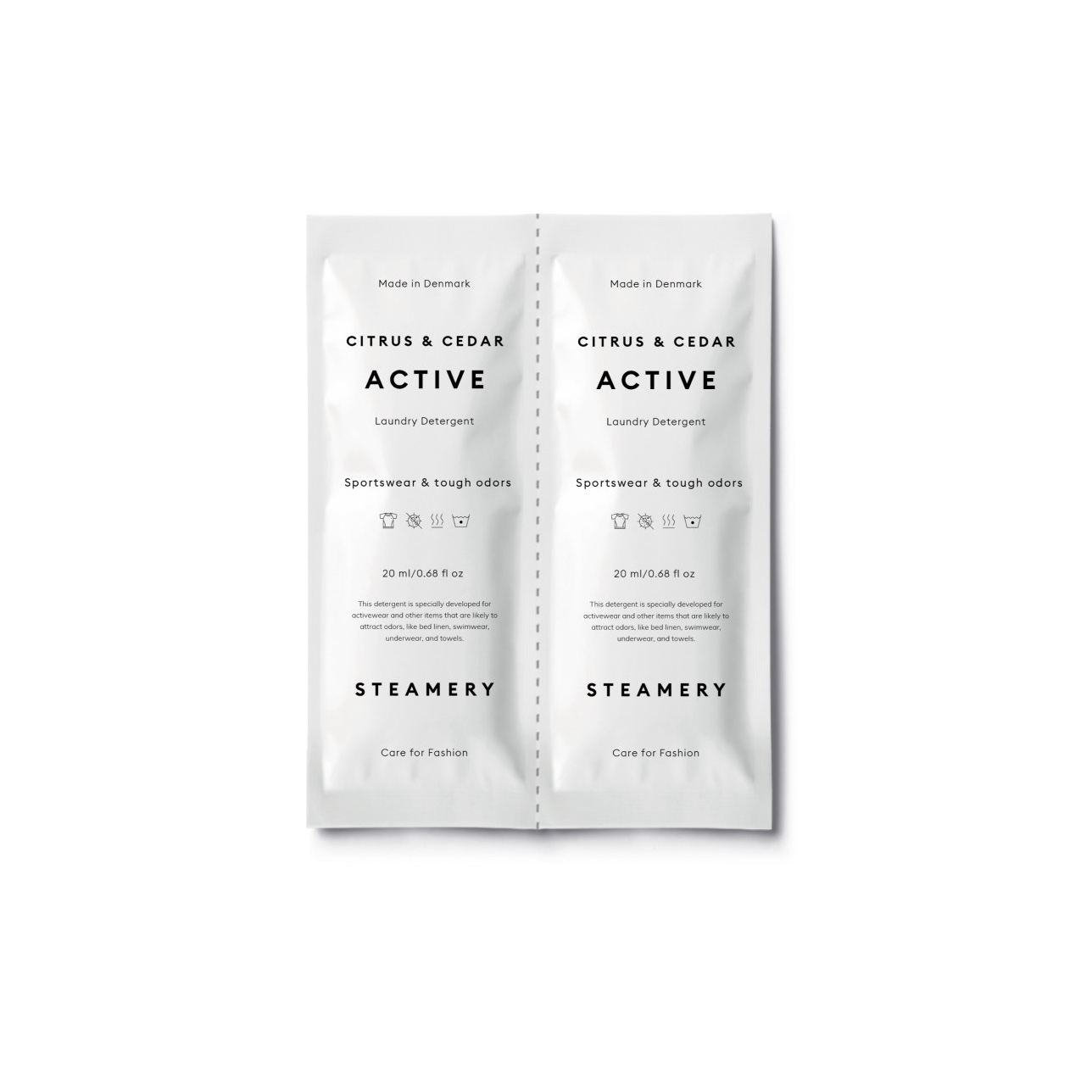 Skalbiklis "ACTIVE" 2x20 ml